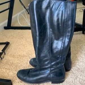 Calf high boots